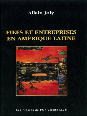 cover image of Fiefs et entreprises en Amérique latine